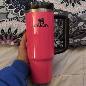 Stanley Vibrant Pink Travel Tumbler